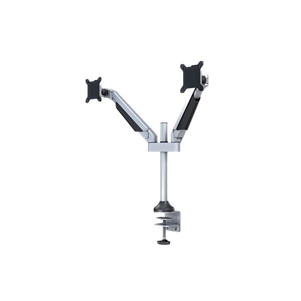 MULTIBRACKETS  Lift Dual dönthető forgatható 15-32" asztali rögzítő Gas Ezüst