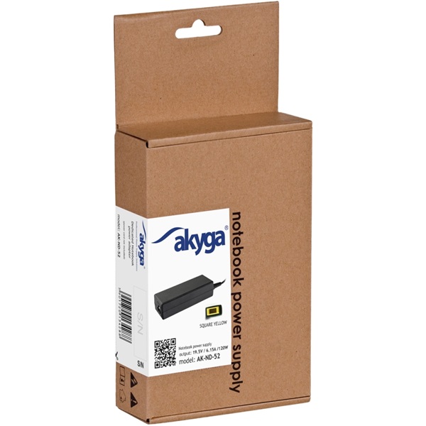 Akyga Notebook Tápegység Lenovo 120W (AK-ND-52)
