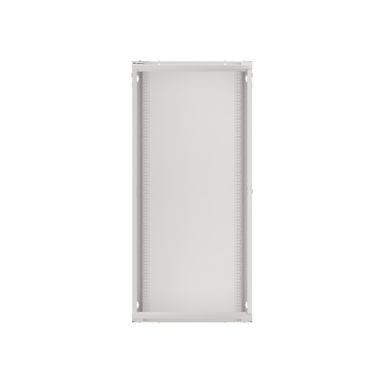 Lanberg 19" fali rack szekrény 27U/600X450 lapraszerelt, szürke V2