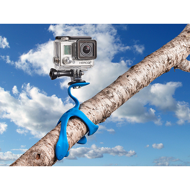 Miggö Splat Flexible állvány Go-Pro és akciókamerákhoz, Kék