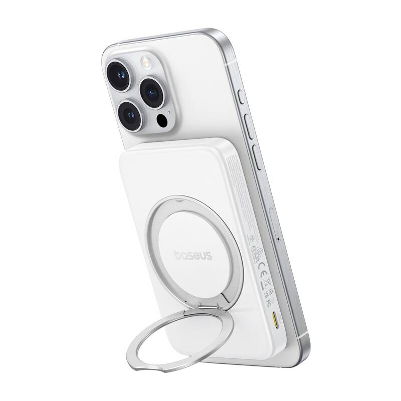 Baseus PicoGo Qi2 5000mAh 20W mágneses powerbank állvánnyal