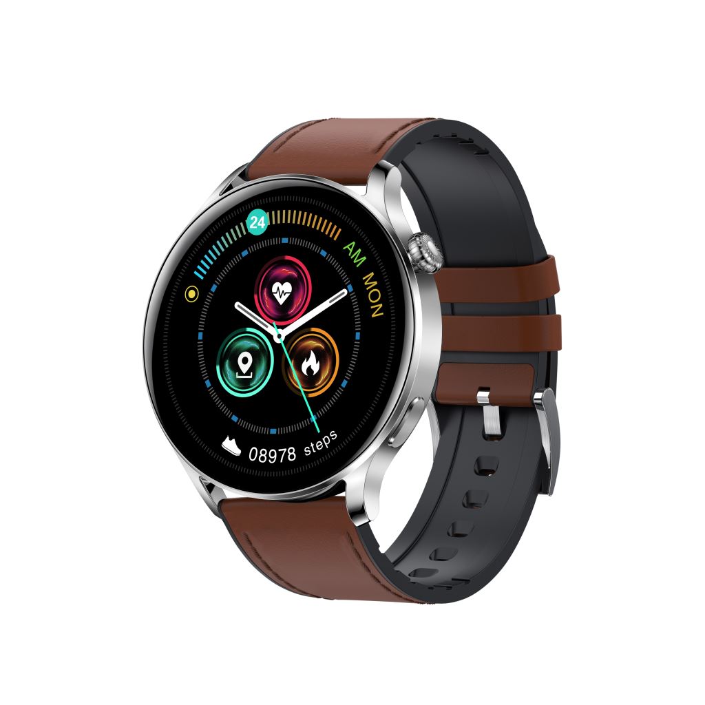 Garett Men Elegance RT okosóra világosbarna bőrszíj (MEN_ELEGANCE_RT_JASN_BRAZ)