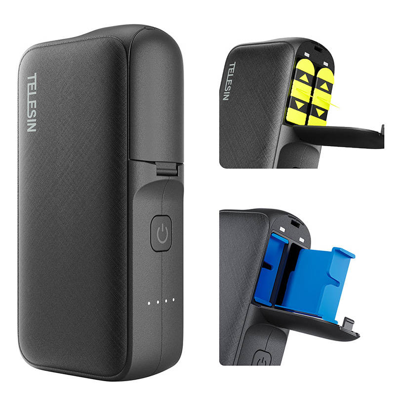 Telesin GoPro Hero9/10/11 töltő és power bank 10000mAh (GP-PB-001)