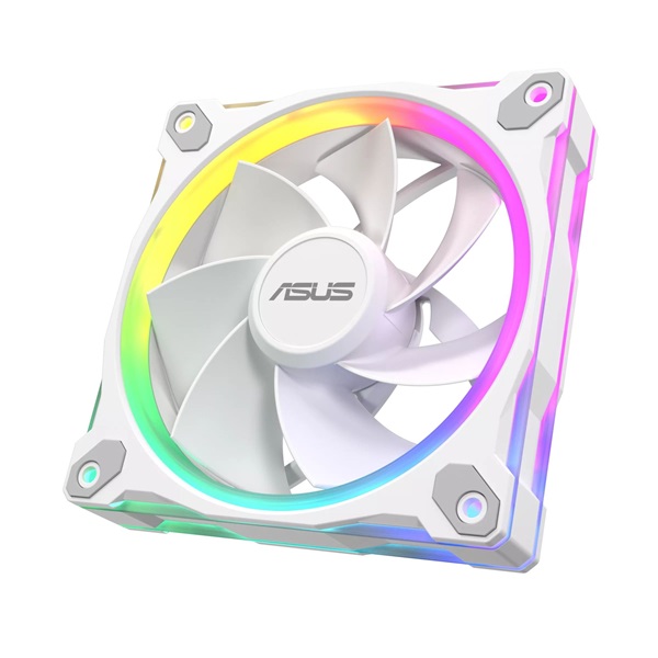 Asus Prime MR120 ARGB Reverse ház hűtő ventilátor Fehér