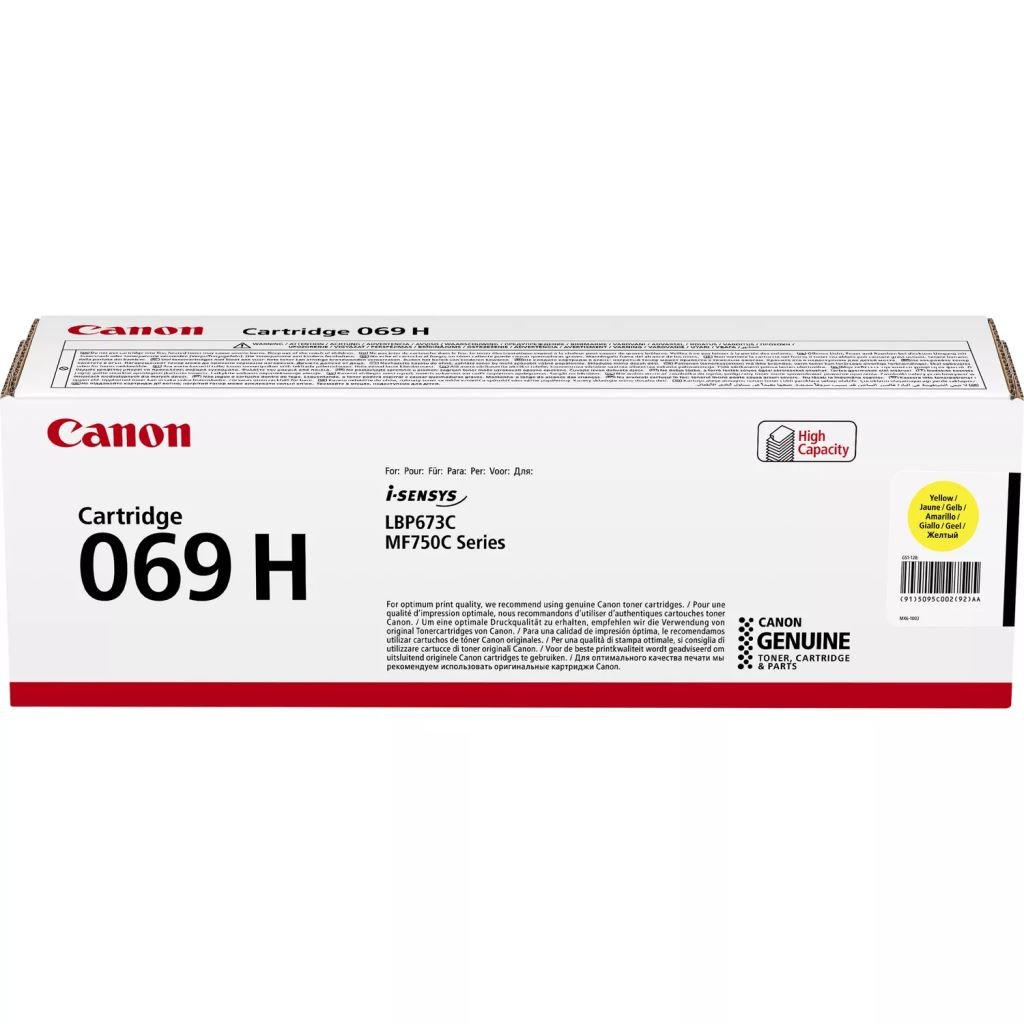 Canon CRG-069H Sárga eredeti toner 