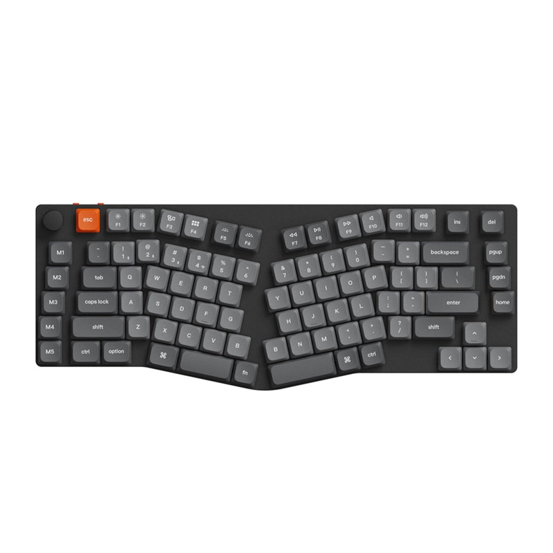 Keychron K15 Max Led Red Switch vezeték nélküli, alacsony profilú billentyűzet (fekete) [K15M-A1].
