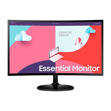 Samsung LS24C360EAUXEN 24" S36C Ívelt FHD 16:9 VA fekete monitor Samsung LS24C360EAUXEN 24" S36C Ívelt FHD 16:9 VA fekete monitor