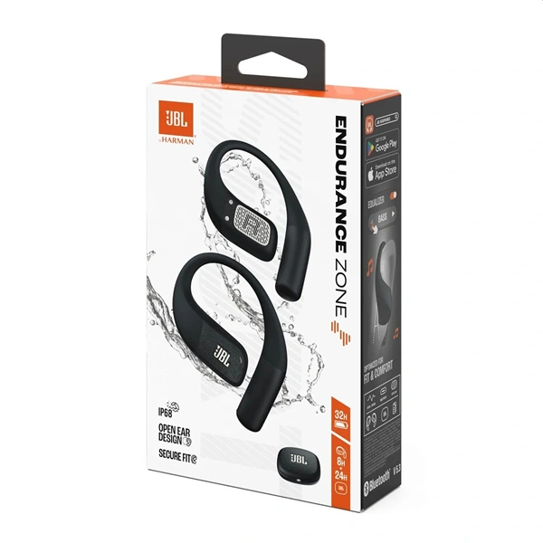 JBL Endurance Zone True Wireless Bluetooth  sport fülhallgató Fekete-szürke