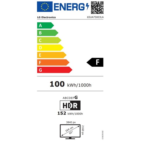Lg 65UA75003LA UHD SMART LED Televízió