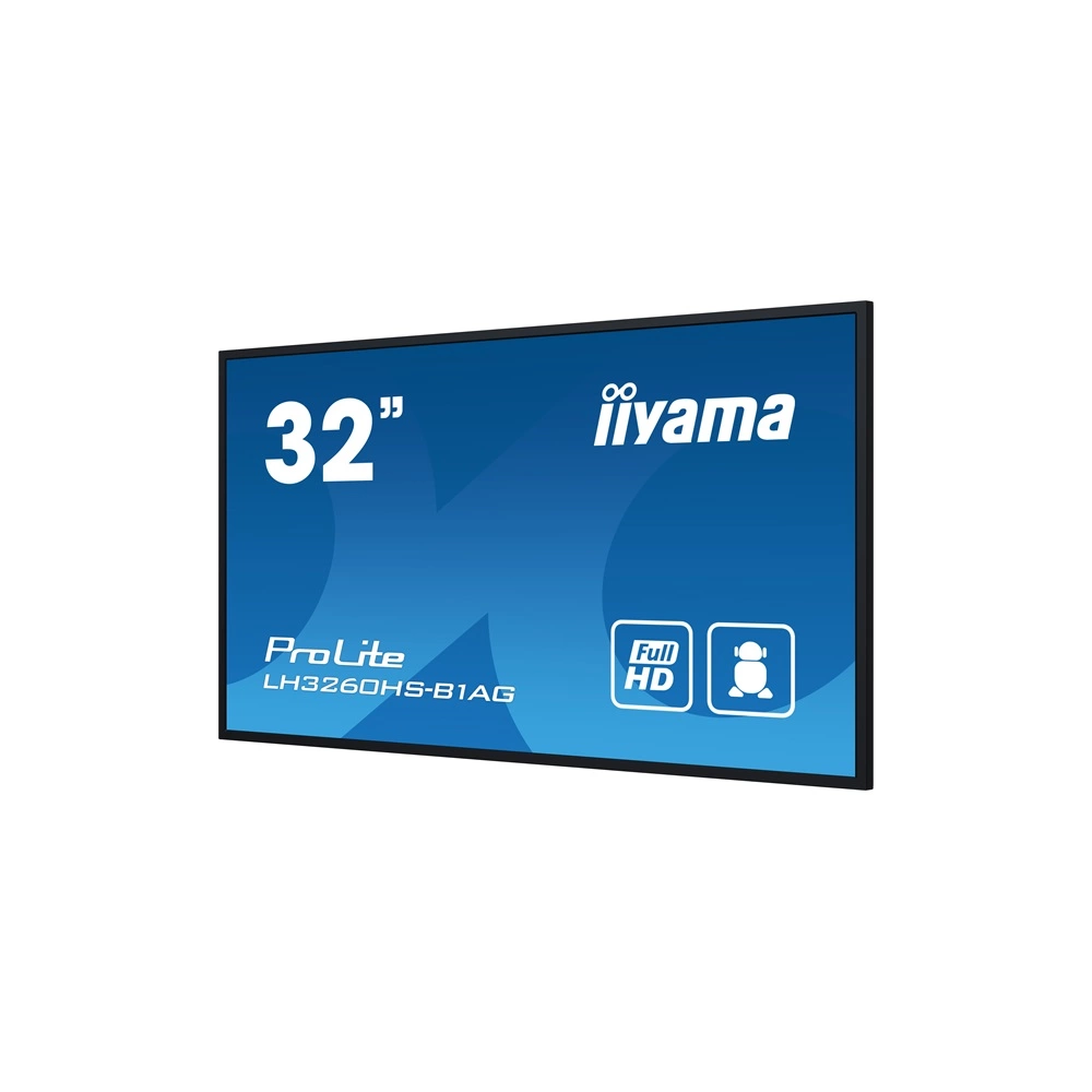 Iiyama ProLite LH3260HS-B1AG professzionális kijelző, LFD 32" FHD VA Android