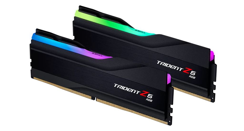 G.Skill Trident Z5 RGB CL32 2x32GB F5-6000J3238G32GX2-TZ5RK 64GB 6000MHz DDR5 RAM G.Skill Trident Z5 RGB CL32 2x32GB F5-6000J3238G32GX2-TZ5RK 64GB 6000MHz DDR5 RAM