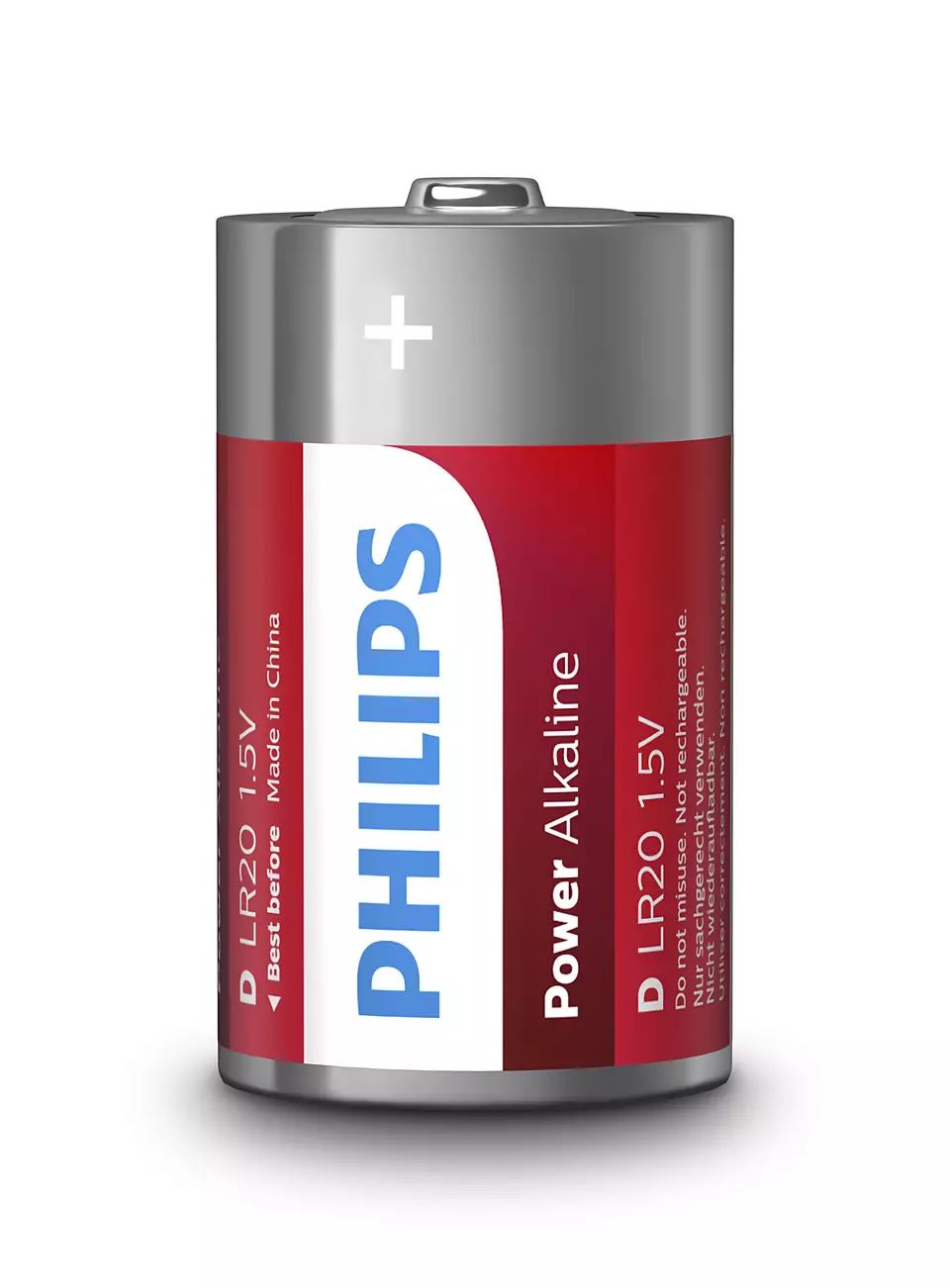 Philips Power Alkaline D/LR20 elem 2db (LR20P2B/10)