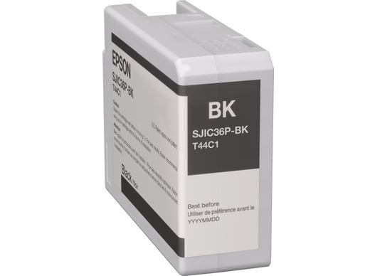 Epson SJIC36P(K) tintapatron ColorWorks C6500/C6000 címkenyomtatóhoz fekete (C13T44C140) Epson SJIC36P(K) tintapatron ColorWorks C6500/C6000 címkenyomtatóhoz fekete (C13T44C140)
