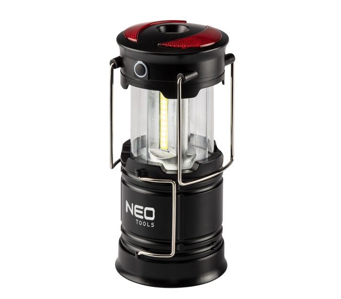 Neo Tools 99-030 Kempinglámpa 3 funkciós összecsukható 200lm 3xAA COB LED 3W
