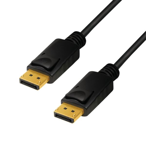LogiLink DisplayPort apa-apa kábel 8K/60Hz fekete 3m (CV0121) LogiLink DisplayPort apa-apa kábel 8K/60Hz fekete 3m (CV0121)