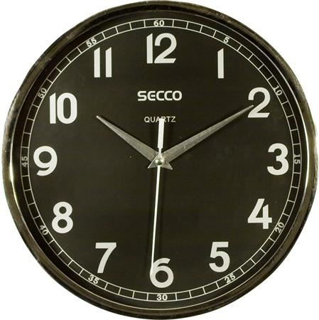 SECCO falióra 24cm króm színű  (DFA036 / S TS6019-61)