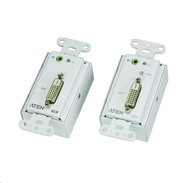 ATEN VanCryst Cat5 DVI Video + audio fali extender (VE606-AT-G) ATEN VanCryst Cat5 DVI Video + audio fali extender (VE606-AT-G)