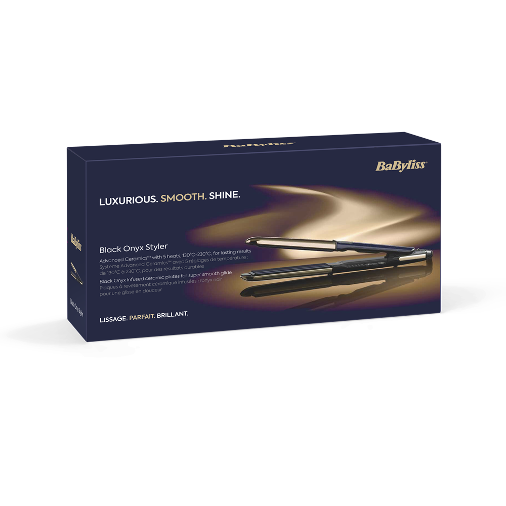 BaByliss ST484E Black Onyx hajvasaló Kék-arany