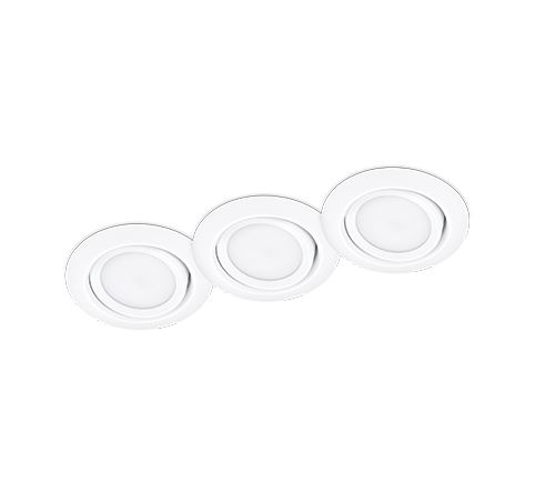 Trio 650310331 Rila 5W 370lm 3000K süllyesztett lámpatest fehér