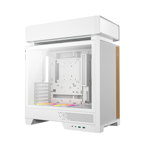 DeepCool  CL660 WH A-RGB ATX Számítógépház  Fehér