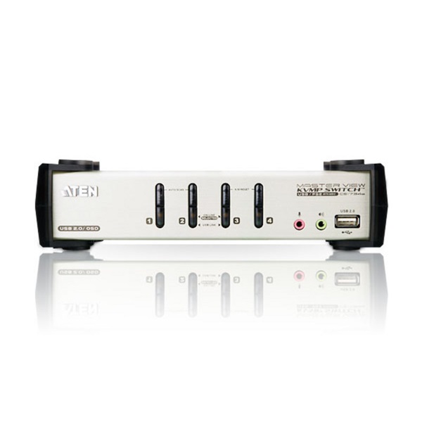 ATEN 4-Port PS/2-USB VGA/Audio KVMP Switch 