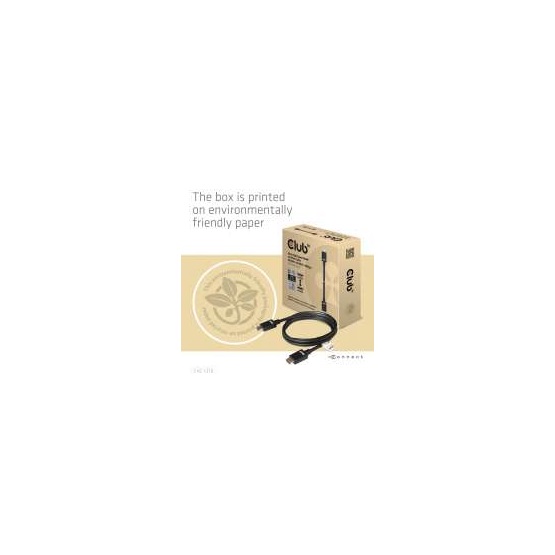  Club3D HDMI 2.1 MALE TO HDMI 2.1 MALE ULTRA HIGH SPEED 4K 120Hz  1,5m  kábel