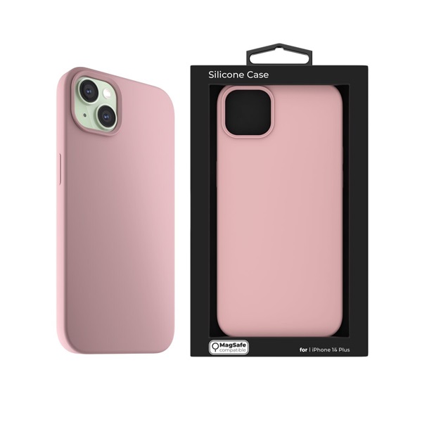 NextOne IPH-15PLUS-MAGSAFE-PINK iPhone 15 Plus rózsaszín szilikon MagSafe hátlap NextOne IPH-15PLUS-MAGSAFE-PINK iPhone 15 Plus rózsaszín szilikon MagSafe hátlap
