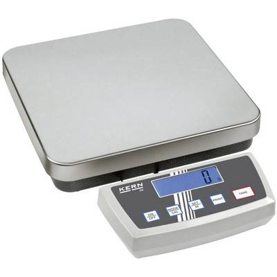 Kern Csomagmérleg Mérési tartomány (max.) 150 kg Leolvashatóság 20 g, 50 g Hálózatról üzemeltetett, Elemekről üzemeltetett Ezüst Kern Csomagmérleg Mérési tartomány (max.) 150 kg Leolvashatóság 20 g, 50 g Hálózatról üzemeltetett, Elemekről üzemeltetett Ezüst