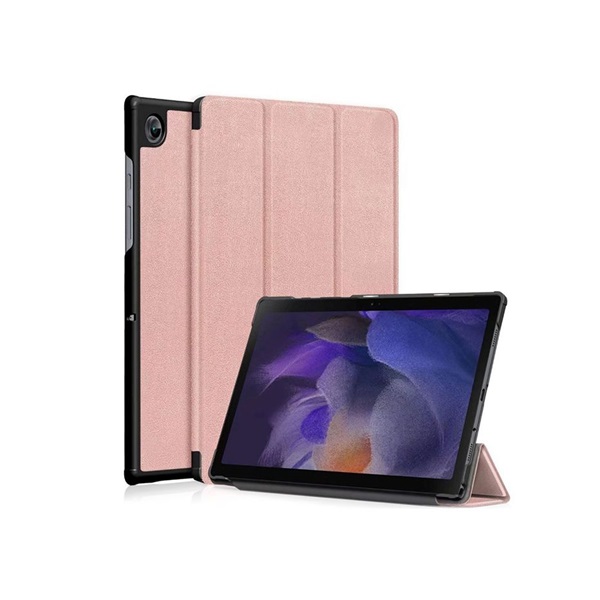 Haffner Samsung Galaxy Tab A8 10.5 X200/X205 védőtok Smart Case rozéarany (FN0294)