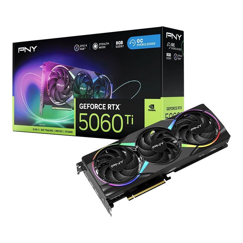 PNY GeForce RTX5060 TI 8GB DDR7 ARGB OC Videókártya