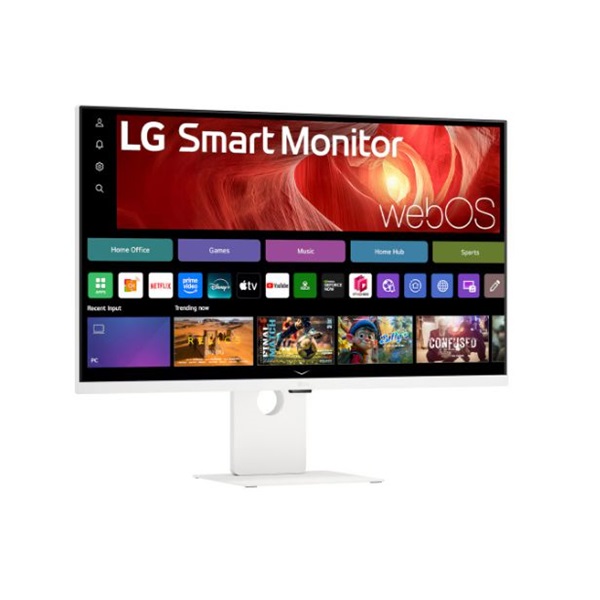 LG 36,5" 37U730SA-W Monitor - 3840x2160, 4K, LED, IPS, Hangszóró, Pivot, Smart, Fehér