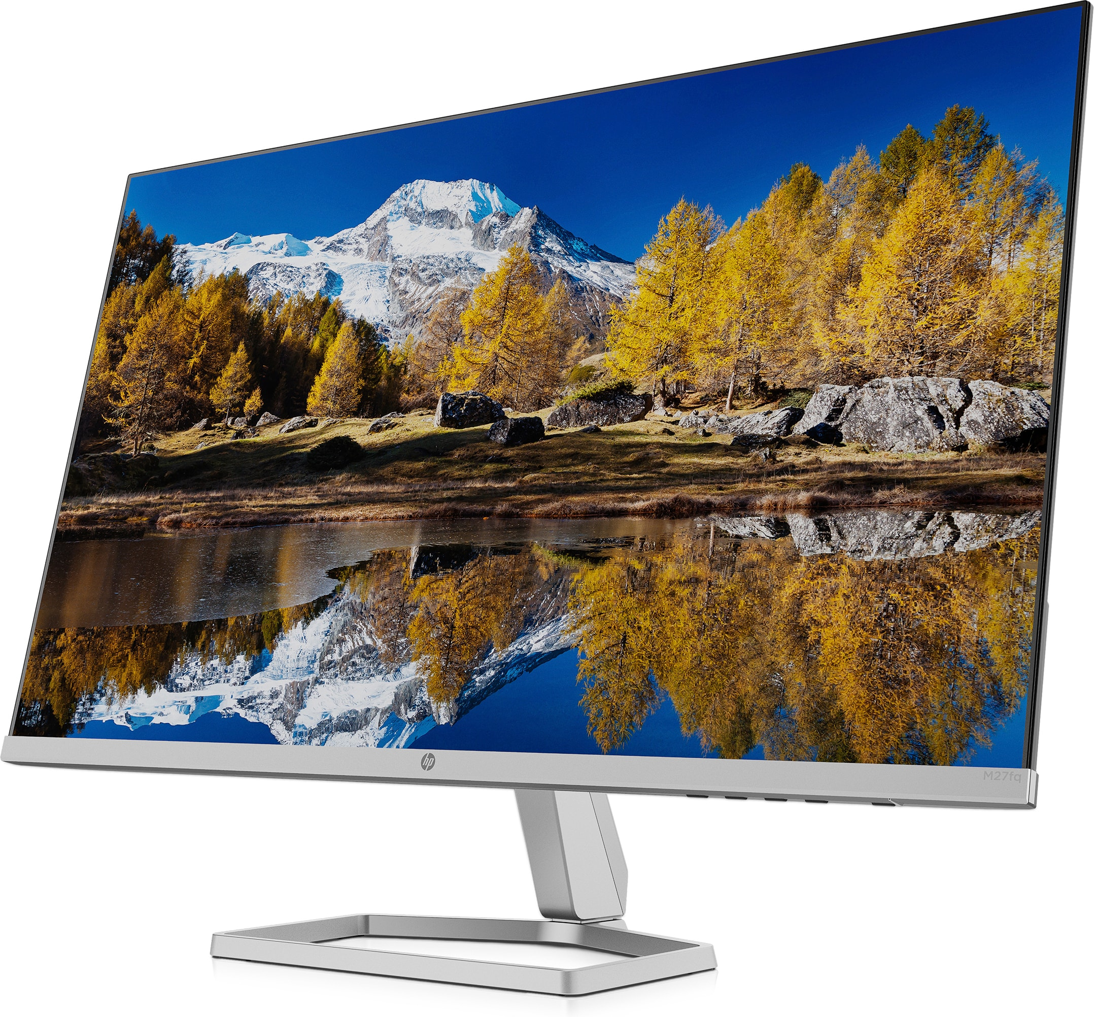 HP 27" 2H4B5E9#ABB / 2H4B5E9 Monitor - 2560x1440, IPS, Ezüst-fekete