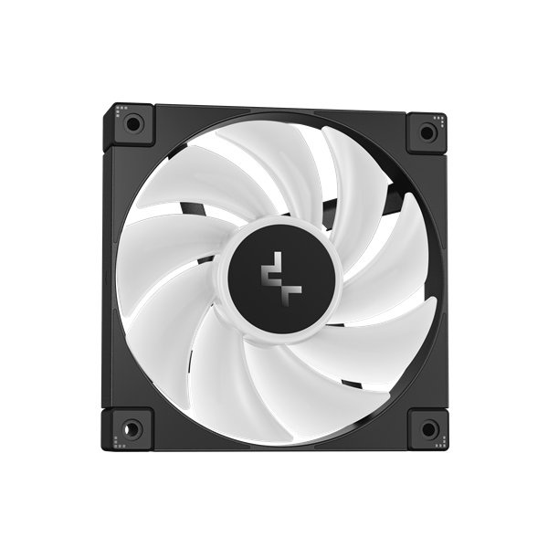 DeepCool CPU Water Cooler LP240 max 21dB max. 122,39 m3/h  2x12cm LED kijelző Fekete 