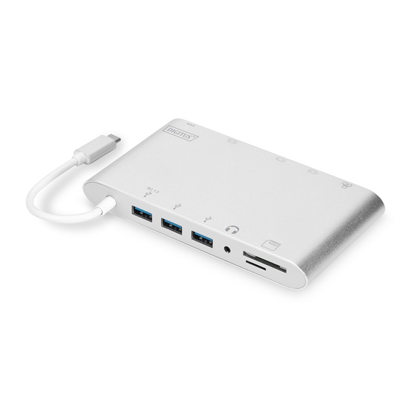 Digitus univerzális dokkoló állomás USB Type-C (DA-70861)