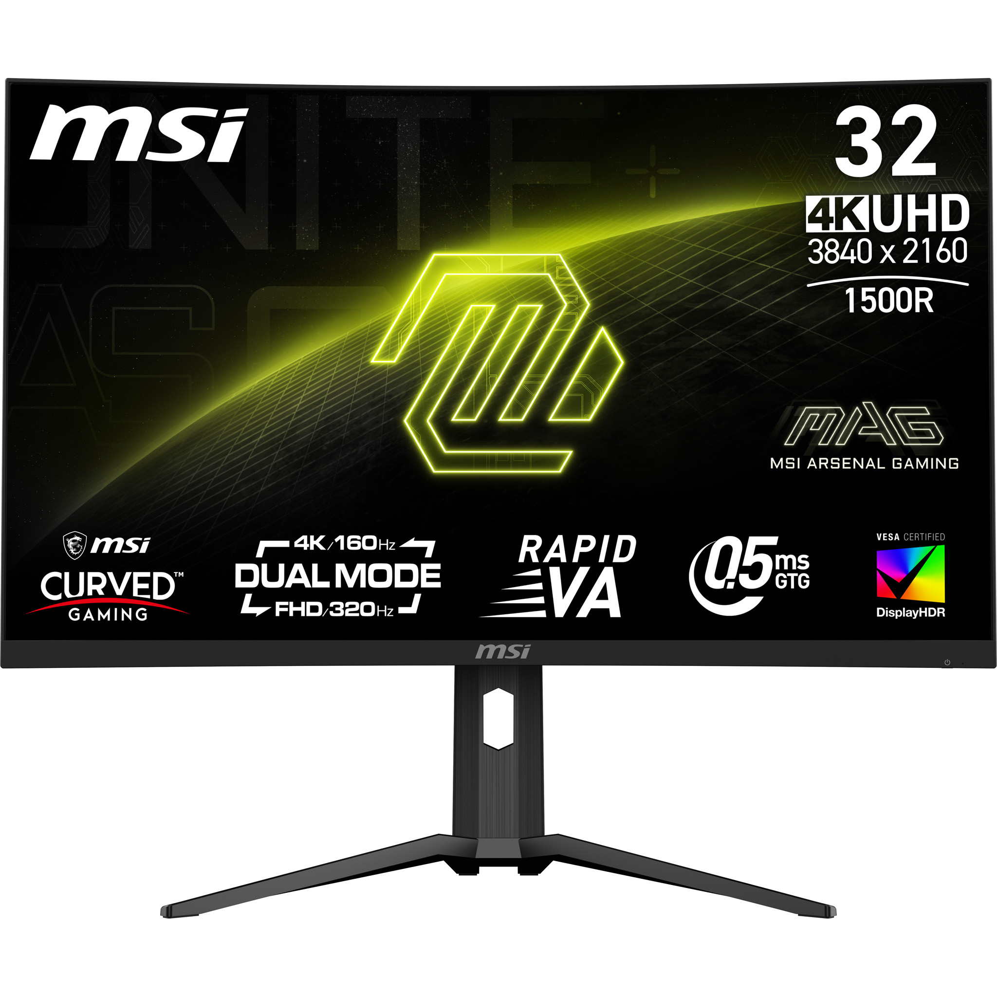 MSI GAMING MAG 321CUPDF 31,5" Ívelt UHD/FHD Dual mode 3840x2160 320/160Hz Monitor MSI GAMING MAG 321CUPDF 31,5" Ívelt UHD/FHD Dual mode 3840x2160 320/160Hz Monitor