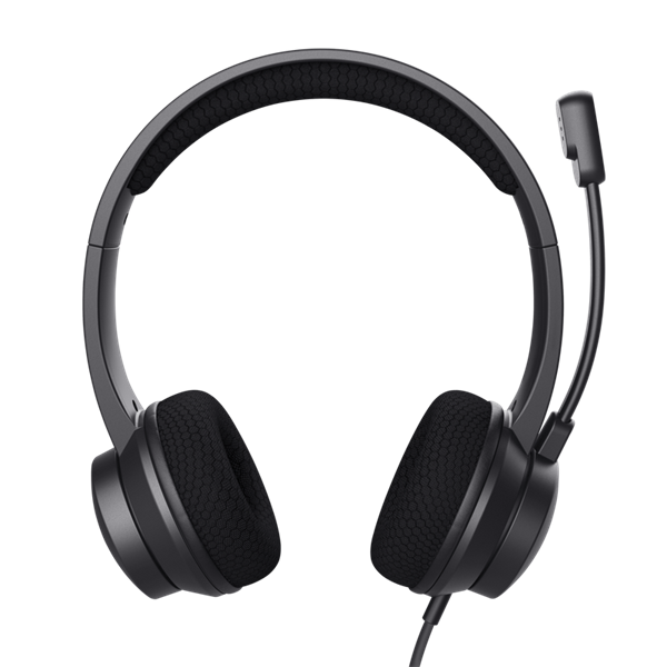 Trust 25089 Ayda USB-ENC PC vezetékes fekete headset