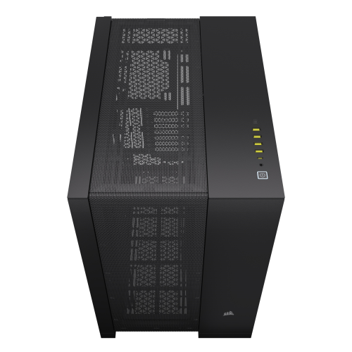 CORSAIR 6500D Airflow Tempered Glass Mid-Tower számítógépház Fekete