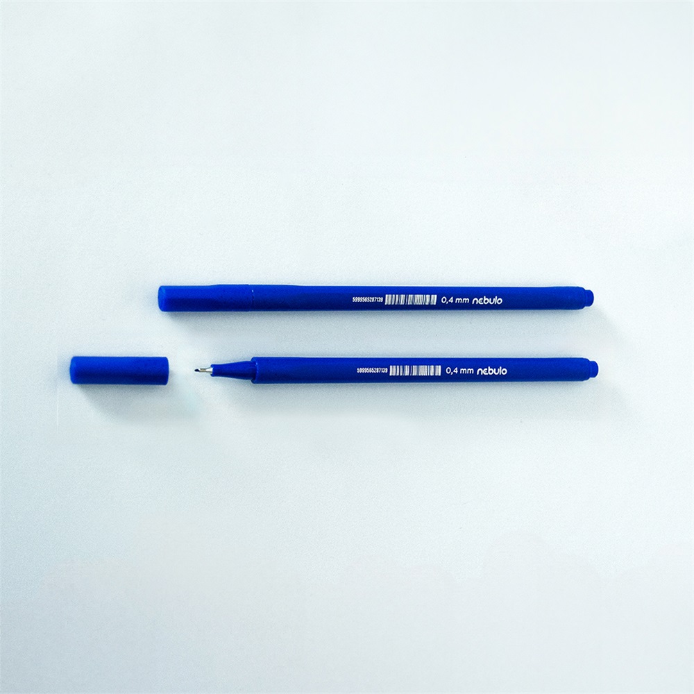 Nebuló Rostirón, tűfilc 0,4mm, háromszög test  722-B, kék (FL/TF-722-B-BLUE)