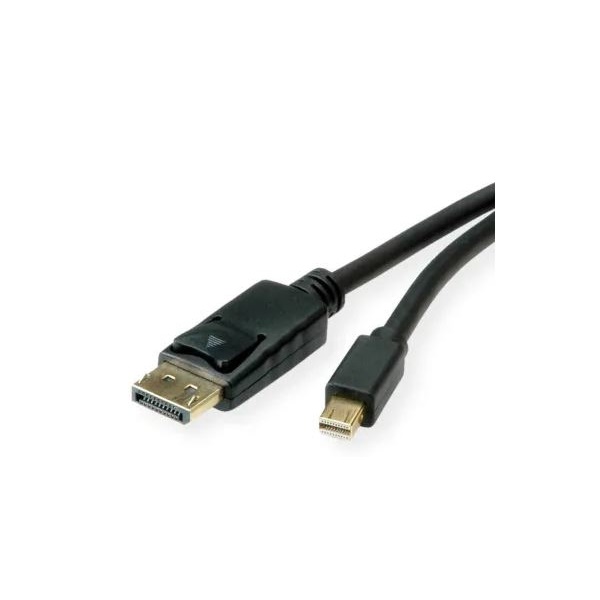 Roline Kábel DisplayPort 1.4 - Mini DisplayPort, 8K@60Hz, HDR, M/M, 1m, fekete (11.04.5814-20)