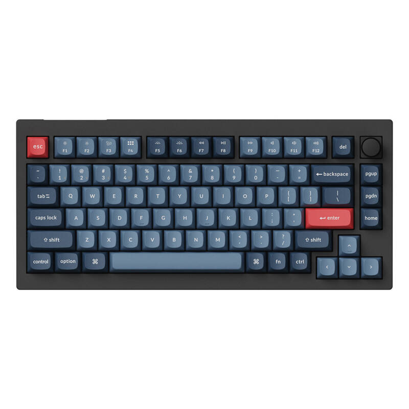Keychron V1 Max RGB Banana Switch vezeték nélküli mechanikus billentyűzet (fekete) [V1M-D4].