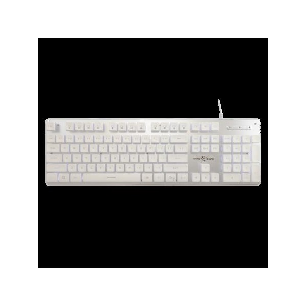 WHITE SHARK TACHI-W/US WS GK-003241W-US gamer billentyűzet 104 gomb fehér (angol) WHITE SHARK TACHI-W/US WS GK-003241W-US gamer billentyűzet 104 gomb fehér (angol)
