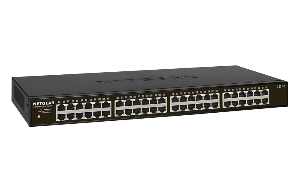 Netgear GS348 48 Ports Ethernet Switch (GS348-100EUS) Netgear GS348 48 Ports Ethernet Switch (GS348-100EUS)