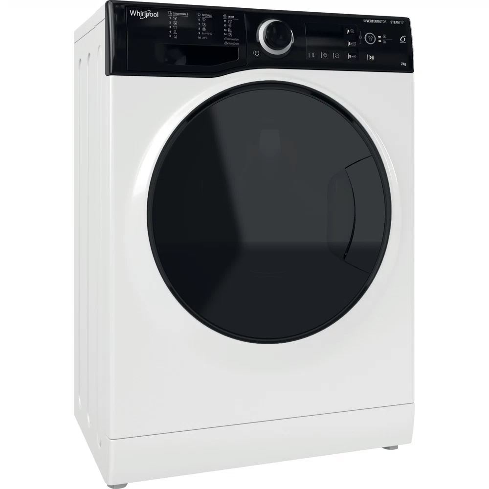 Whirlpool WRSB 7259 D EU Elöltöltős keskeny mosógép - 7 kg, 1200 ford./perc, B Energiaosztály, 6. Érzék technológia, Gőzöléses fertőtlenítés 