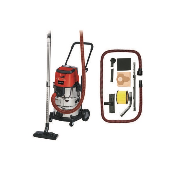 Einhell TE-VC 36/30 Li S-Solo akkus nedves-száraz porszívó - akkumulátor és töltő nélkül (2347140)
