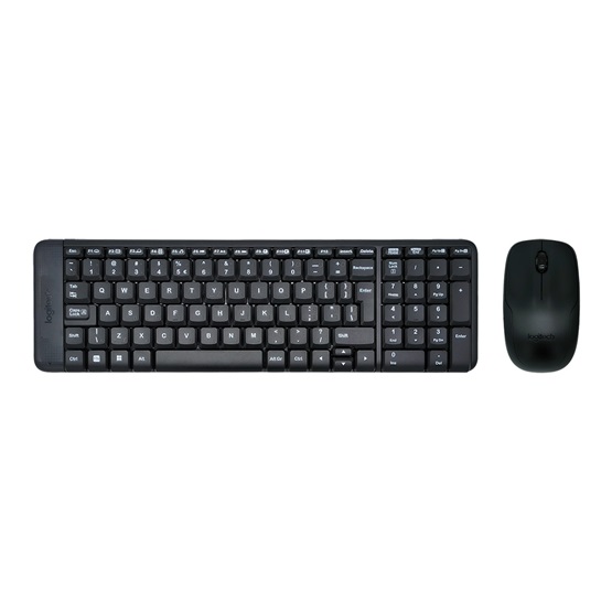 Logitech MK220   Fekete  Billentyűzet HU