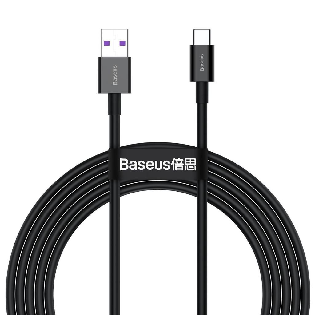 Baseus Superior USB-A - USB-C kábel 66W 2m fekete (CATYS-A01) Baseus Superior USB-A - USB-C kábel 66W 2m fekete (CATYS-A01)