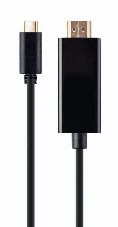 Gembird Cablexpert USB-C -> HDMI kábel 2m fekete (A-CM-HDMIM-01)