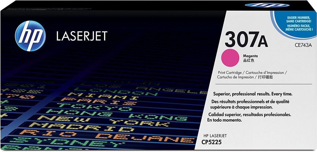 HP CE743A (307A) magenta toner HP CE743A (307A) magenta toner