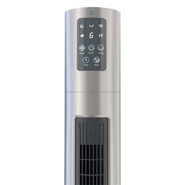 DELTACO SMART HOME SH-FT02 WI-FI 6 sebességfokozat  3 üzemmód   LED kijelző  smart toronyventilátor
