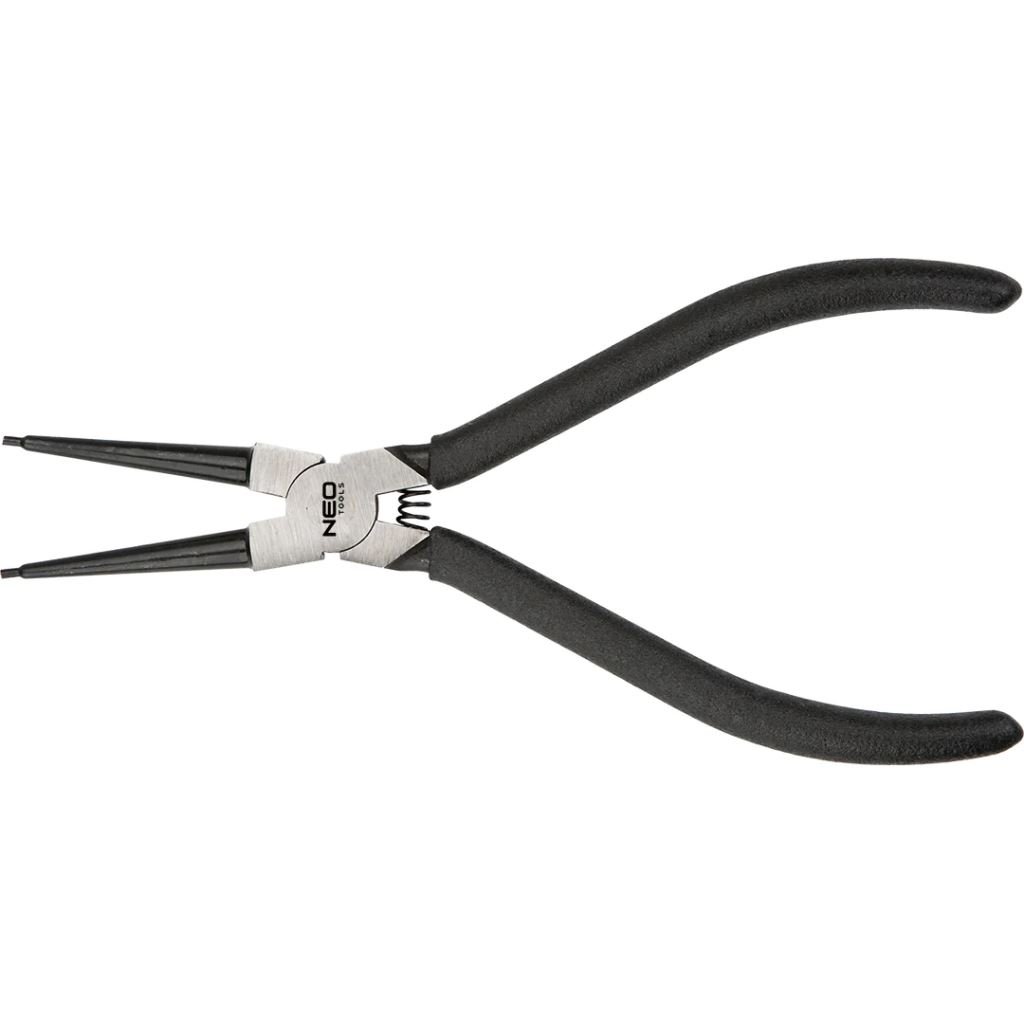 NEO Tools zégergyűrű fogó 230mm, belső, egyenes, CrMo, 10-25mm, csúcs diameter 1,5-2,0mm (01-090)